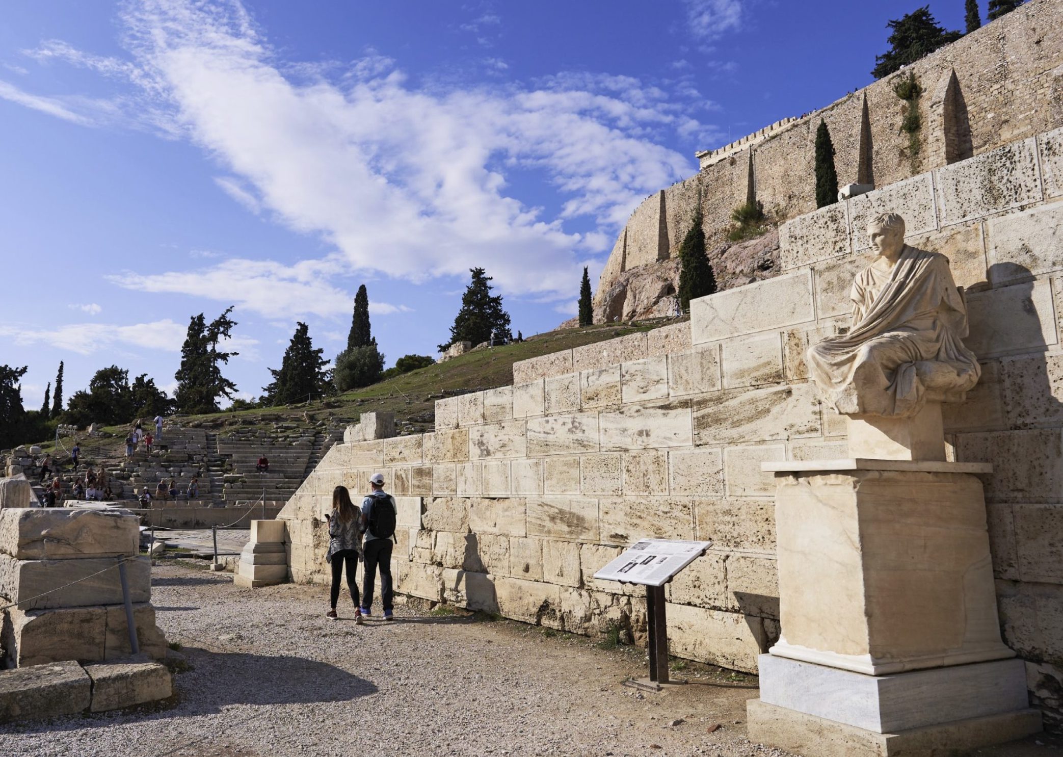 Die Göttinger Rekonstruktion im Athener Dionysostheater.